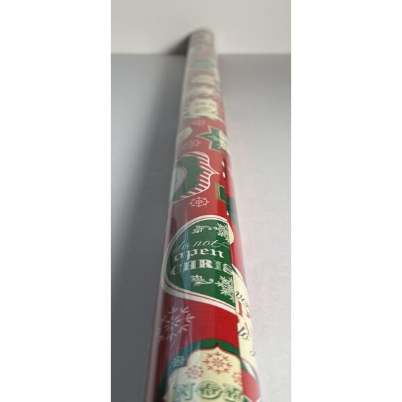Christmas House Gift Wrapping Paper No Peeking 30 Sq Feet New - Picture 5 of 5